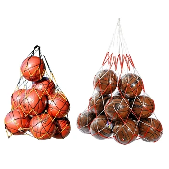 Hordozható sportlabda táska Futballháló táska kosárlabda röplabda szállítására