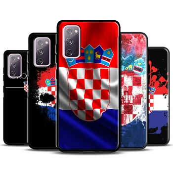 Horvátország címere zászlótok Samsung Galaxy S22 Ultra S20 FE S8 S9 S10 e Megjegyzés 10 Plus Megjegyzés 20 S21 Ultra Coque