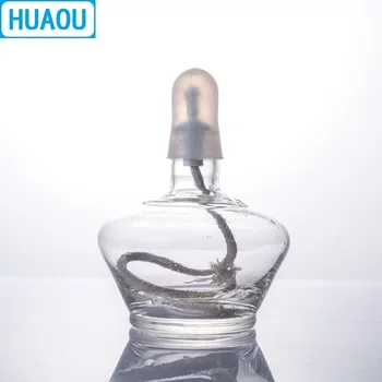 HUAOU 150mL & 250mL üvegalkoholos lámpa műanyag kupakkal Laboratóriumi kémiai berendezések