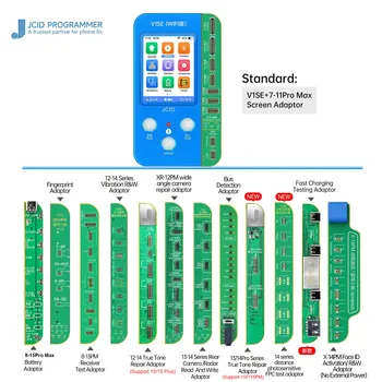 JCID JC V1SE 13 IN 1 programozó iPhone 7-15 Pro Max készülékhez Eredeti szín / akkumulátor / vevő / kamera / Face ID funkció Helyreállító eszköz
