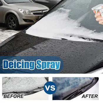 jégtelenítő spray jégeltávolító spray téli autó szélvédő spray hófagy eltávolítása jegesedésgátló védelem hó leolvasztó spray Dei F6a7