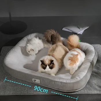 Kisállat kutyaágy Kényelmes kisállat ágy kutyáknak Ultra puha téli meleg kisállatágy kennel Mosható kutya kanapé párna kutya kiegészítők