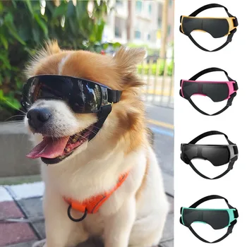 Kisállat napszemüveg Kutya védőszemüveg Napvédelem Kis kutya szemüveg Kutya szemüveg Szélálló kutya Kültéri lovaglás Vezetés UV-gátló Vízálló