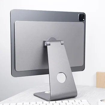 Kiváló minőségű ezüst Alumínium IPads Mágneses állvány tablet 360 Forgatás Állítható állványtartók iPad mini 6-hoz