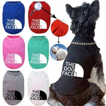Kutya nyári ruha márka Kisállat mellény Nagy kutyák póló tavasz labradornak Francia bulldog mopsz ruhadarab