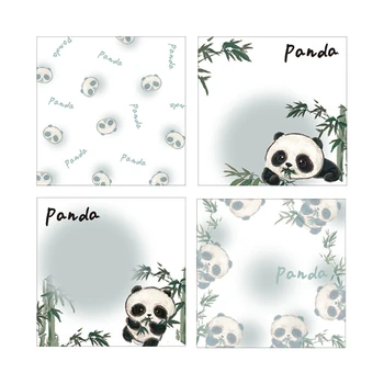 Lovely Panda Sticky Note öntapadó jegyzettömbök Közzétett írólapok matricák 50 lap gyerekeknek Tizenévesek Felnőttek