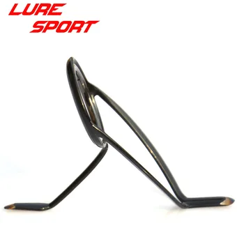 LureSport BKW 10db Guide fekete Acélváz fekete gyűrű CARP SURF botvezető Rúd Építőelem Javítás DIY tartozék