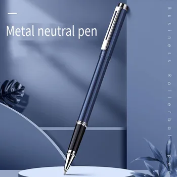 Metal Heavy Feel Carbon csúcskategóriás golyóstoll Luxus férfi üzleti zselés toll Signature toll fekete gél tinta toll