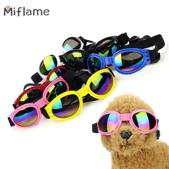 Miflame Aranyos összecsukható kisállat szemüveg Kutya napszemüveg Napvédő napszemüveg kiegészítők Kis kutyák szemüvege védőszemüveg