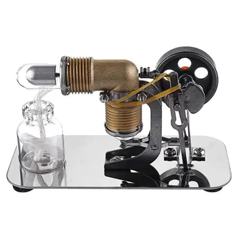 Mini forró levegő Stirling motor Motor modell Oktató játékkészletek Tudomány Kísérleti berendezések Fizika játékok