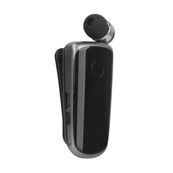 Mini hordozható vezeték nélküli Bluetooth üzleti fejhallgató Fülcsipesz hajtóka klip típusa Húzókábel Egy fülű fejhallgató Mini Bluetooth fejhallgató