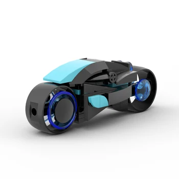 MOC DIY Speed Troned E755 Cycle Model építőelem készlet Drift Racing motorkerékpár játékok Kockák gyermekeknek Születésnapi ajándék