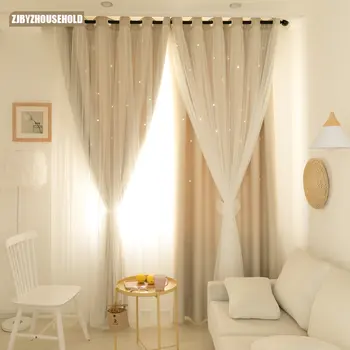 Modern luxus árnyékoló függönyök nappalihoz Étkező hálószoba háló piros hercegnő stílusú leánykori dupla csipke képernyő Custom
