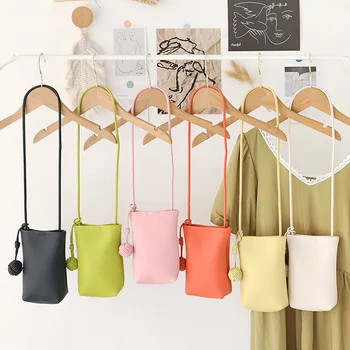 MODITIN Új a szép mobiltelefon basszusban lányoknak Elég egyszínű keresztvázas táskák Kényelmes puha válltáskák