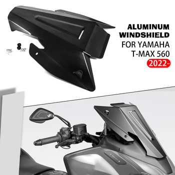 Motorkerékpár szélvédő alumínium szélvédő Szélvédő terelő YAMAHA TMAX T-MAX 560 TMAX560 T-MAX560 2022 2023 - TECH MAX
