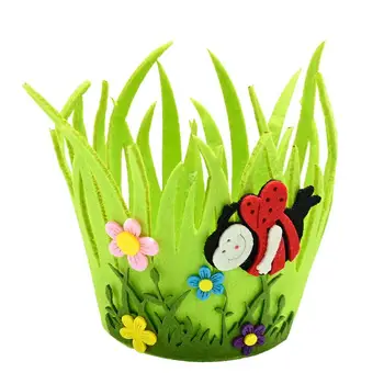 Nem szőtt csemegezsákok Klasszikus tojásvadász táska húsvéti partira Üres húsvéti nyuszi táskák Könnyű húsvéti nyúlcukorka
