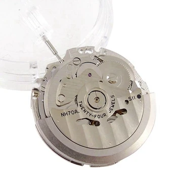 NH70 NH70A 21600 BPH 24 Ékszerek Áttört mechanikus mozgás Nagy pontosságú luxus automata óra kiegészítők