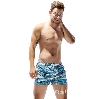 Nyári férfi strandruházat férfi sport alkalmi rövidnadrág virágos rövidnadrág pizsama alkalmi strandnadrág