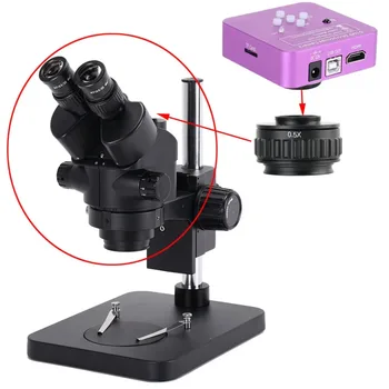 Real Photo2K51MP1920x1080 60FPS CMOS digitális fényképezőgép 51 MP 0,5x 0,35x adapter trinokuláris sztereó mikroszkóphoz tartozékok