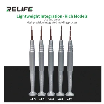RELIFE RL-722 csavarhúzó karbantartó csavarhúzó készlet Y0.6 T2 precíziós csavarhúzó telefon javító eszközök csavarhúzó készlet