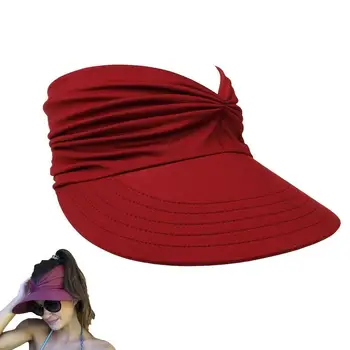Rugalmas felnőtt kalap nőknek UV-mentes, széles karimájú sisakrostély kalap, könnyen hordozható utazósapkák Fashion Beach nyári napvédő sapkák