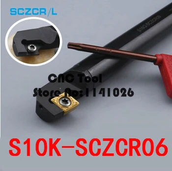 S10K-SCZCR06 10MM belső esztergaszerszám Gyári aljzatok, hab, fúrórúd, CNC szerszámok, eszterga szerszámgépek