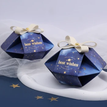 segély Mubarak csomagolás cukorka dobozok esküvői ajándékdoboz születésnapi zsúr karácsonyi kellékek dekoráció babaváró ajándékok vendégeknek