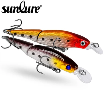 Sunlure 1db 8 szín Minnow Fishing csalik 0.26oz-7.5g Hard Lure Fishing 9.2cm-3.62