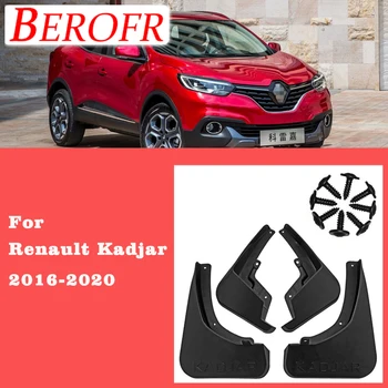 Sárfogók, sárvédők, fröccsenésvédő sárvédők, autós kiegészítők autós stílus 4PCS vadonatúj a Renault Kadjar számára 2016-2020