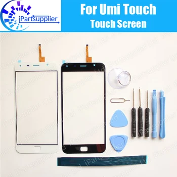 UMI Touch digitalizáló érintőképernyős panel 100% garancia eredeti üvegpanel érintőképernyős üveg UMI Touch X + eszközök + ragasztó