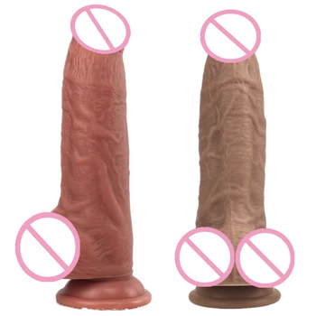 Valósághű dildó tapadókorongos szopós műpénisz férfiaknak Női maszturbátor szex termékek Prosztata masszírozó szexbolt 18+