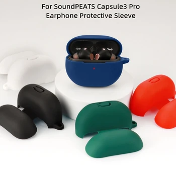 vezeték nélküli fülhallgató védőtok SoundPEATS Capsule3 Pro borítóhoz Ütésálló héj Mosható ház porvédő hüvely