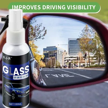 Vízlepergető spray esőgátló bevonat autóüveghez hidrofób esőgátló folyékony szélvédő tükörmaszk automatikus vegyi
