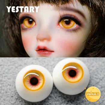 YESTARY Eyes Toys BJD baba kiegészítők Gipsz 12/14/16/18mm Planet sorozat DIY divat szem játék Venus sárga baba játék lányok ajándék