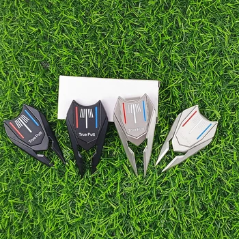 Új golfvilla fém klip Golf Supplie mágneses jel Multifunkcionális zöld villa szett javítás Gyep gyep eszköz Golf pálya tartozék