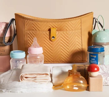 Új hordozható nylon vízzáró babakocsi táska Nagy kapacitású egyszerű, stílusos csecsemőtermékek Tároló táskák Babakocsi kiegészítők