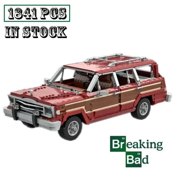 Új MOC154446 dráma Breaking Bad Grand Wagoneer - Skyler White autója Modell Műszaki építőelem játékok fiúknak Születésnapi ajándékok