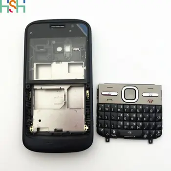Új, teljesen komplett mobiltelefon-ház fedél Nokia E5 E5-00 tok cserealkatrészekhez