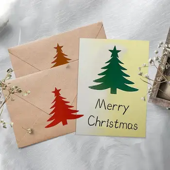 Ünnepi matricák Ünnepi matricák Karácsonyfa matrica boríték Ajándékdoboz kártyák Ünnepi címkék otthoni parti dekorációkhoz