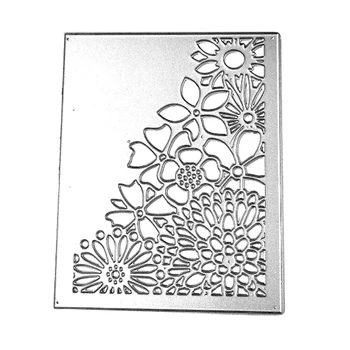 Üreges virág Fémvágás Szerszámok Stencil Scrapbooking DIY Album Bélyegző Papírkártya dombornyomás Dekorációs Kézműves